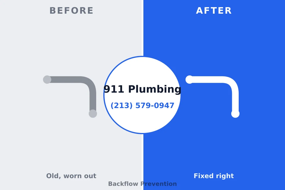 Before and after: plumbing company Ahtanum, WA